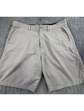 Hang Ten Men’s Shorts Size 38 Gray Golf Casual Flat Front